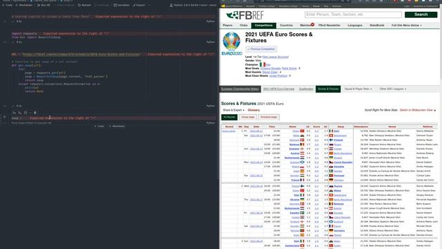 github copilot test fbref scraping смотреть онлайн