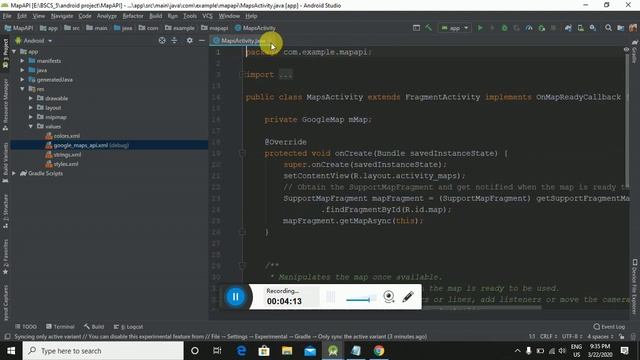 How to used google map API android смотреть онлайн