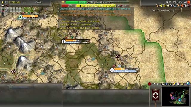 Civilization Realism Invictus - Arabien - Angriff auf Land #17 (Ohne Kommentation) смотреть онлайн