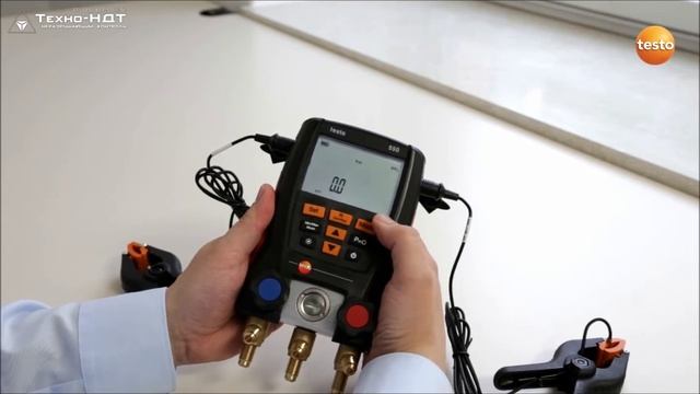 Управление Testo 550. Выбор режима измерения смотреть онлайн