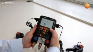 Управление Testo 550. Выбор режима измерения