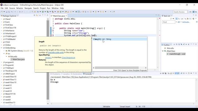 Java Strings Part1: The length Method and Converting to Uppercase Characters смотреть онлайн