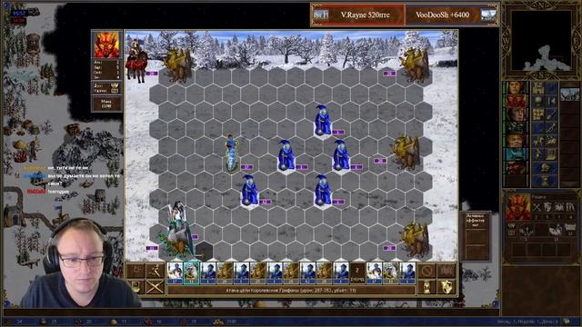 Герои 3. HOTA. JC. VooDooSh(Башня) Vs V.Rayne(Замок) 12.09.2020