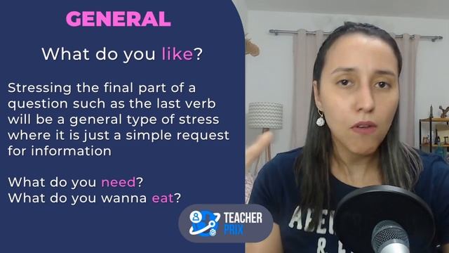Intonation In English - Word Stress In Questions