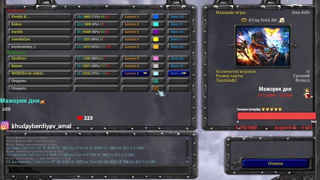 iCCup Captain Mode 5х5 Tour всем ? хорошего настроения ?дота-1 Амаль старт ПТС 21351 смотреть онлайн