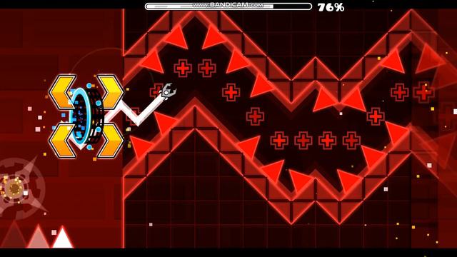 Very Hard EASY Demon. Очень сложный EASY демон. DeCode By Rek3dge. Geometry Dash [48].