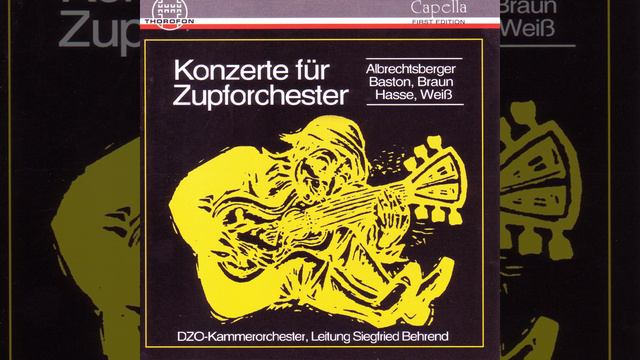 Konzert in E-Dur für Flöte, Gitarre und Zupforchester: I. Allegro moderato смотреть онлайн