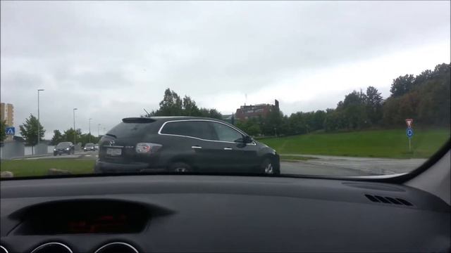 Driving around Trondheim city in Norway смотреть онлайн