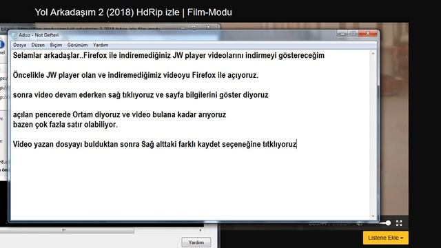 JW PLAYER VİDEO İNDİRME PROGRAMSIZ FIREFOX / JW PLAYER VIDEO DOWNLOAD NOT DOWNLOADER PROGRAM FIREFO смотреть онлайн