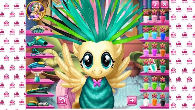 Пони. Прическа для Флаттершай. ДЕЛАЕМ ИЗ ПРОСТОЙ ЛОШАДКИ - ГЛАМУРНУЮ КРАСОТКУ. My little pony смотреть онлайн