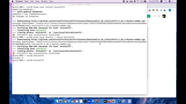 How to install Minishift on macOS [Thai] смотреть онлайн
