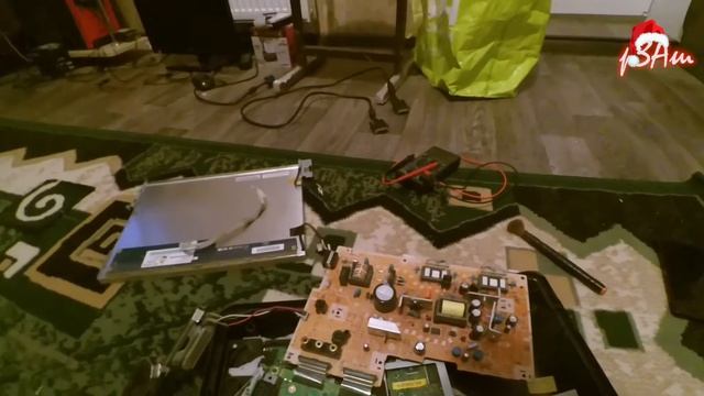 Toshiba 15 SLDT2 разборка, не включается