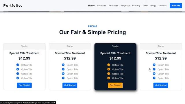 Portfolio (Responsive Landing Page) By Bootstrap 5 смотреть онлайн