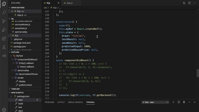 react with tensorflowjs in 8 min смотреть онлайн