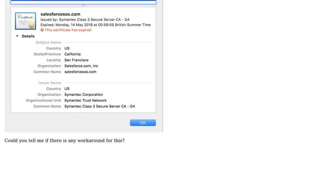 Salesforce: Salesforce / Salesforcesos SSL certificate expired causing Android build fails смотреть онлайн