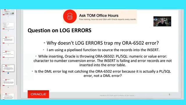 Ask TOM Office Hours: Associative Arrays in PL/SQL смотреть онлайн