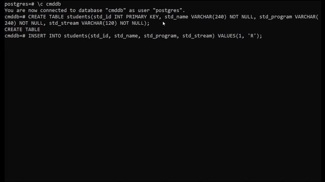 PostgreSQL Tutorial (CMD/TERMINAL): CRUD - CREATE, READ, UPDATE, DELETE смотреть онлайн