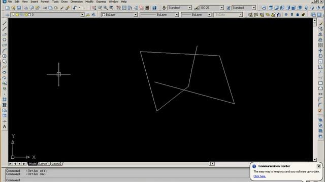 Autocad - Comando Ortho (ortogonal) смотреть онлайн