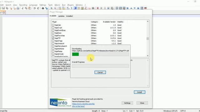How to Install NppFTP plugin in Notepad++ смотреть онлайн