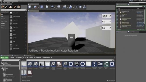 Actor Rotation in Unreal Engine 4
