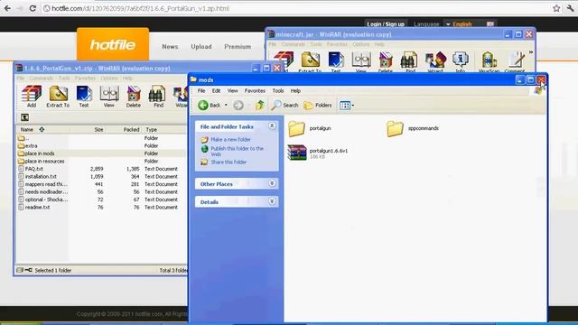minecraft how to download portal gun mod 1.7.3 смотреть онлайн