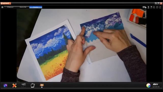 Пластилиновая живопись Пейзаж Гулидова Валерия Юрьевна смотреть онлайн