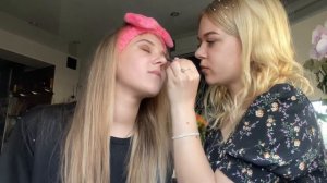 asmr макияж сестре 0.2 ♡