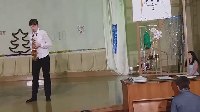27.12.17. Отчетный концерт. Аскарова Рената . А.Пьяцолла "Танго-этюд номер 3" смотреть онлайн