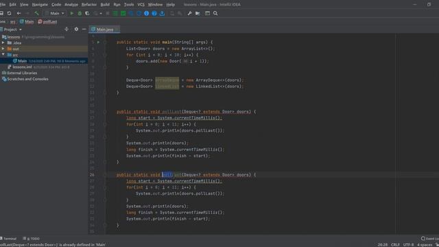 Подготовка к Java собеседованию #5.2 Collections API: Queue и Deque смотреть онлайн