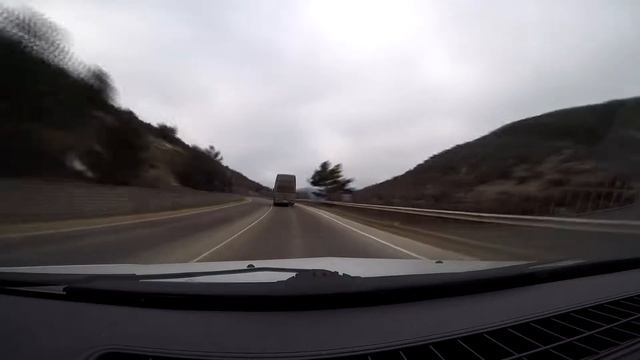 Дорога от Севастополя почти до Ялты 18.02.17 смотреть онлайн