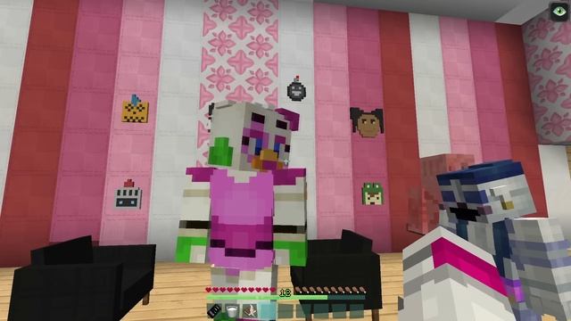 Glamrock Chica Has Her Babies In Minecraft FNAF смотреть онлайн