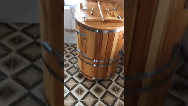Кедровая фито бочка. заказ бериш учун +998905544454 смотреть онлайн