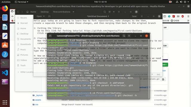 Forking GitHub Repository and then merging with master смотреть онлайн