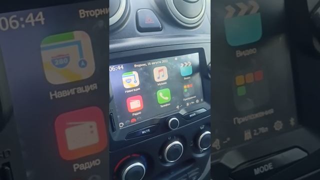 Штатная магнитола на Гранте и SingleMenu. смотреть онлайн