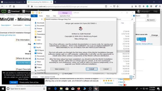Install Netbeans Editor and mingw in Windows for writing C Programing смотреть онлайн