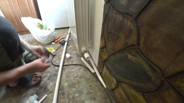 Установка радиаторов отопления на кухне. смотреть онлайн