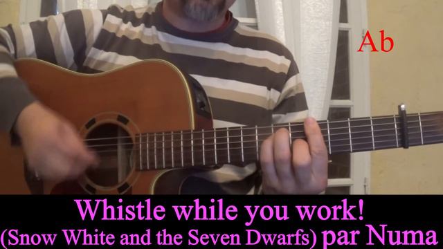 Whistle While You Work (Snow White And Dwarfs) Sifflez En Travaillant (Blanche-neige) Guitar Chords