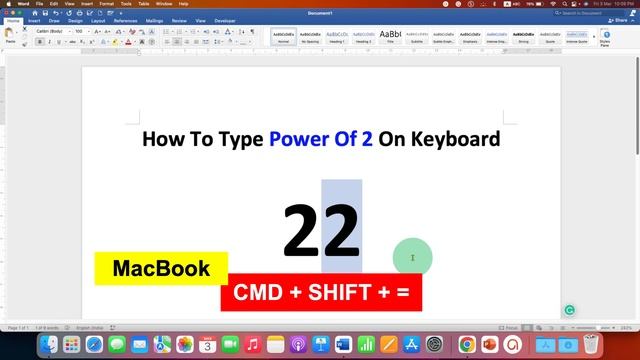 How To Type Power Of 2 On Keyboard смотреть онлайн