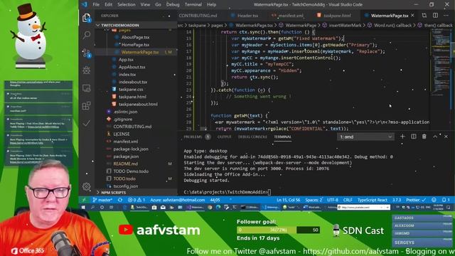 Live Coding - E77 - Extending Word using JavaScript using OfficeJS смотреть онлайн
