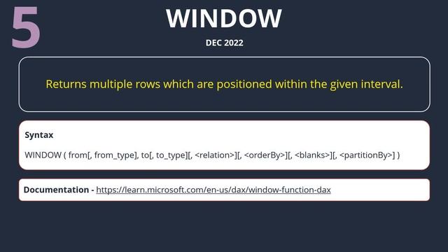 Power BI - New DAX functions launched in 2022 смотреть онлайн