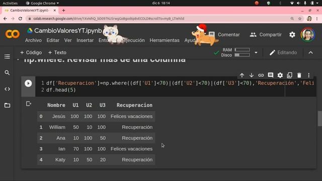 ? ¿Cómo hacer una nueva columna y asignar valores de forma condicional? | Pandas | Python смотреть онлайн