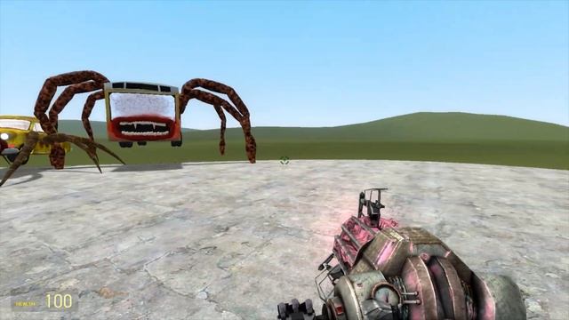 PLAYING AS NEW GIANT TRAIN EATER vs ALL MONSTERS TREVOR HENDERSON in Garry's mod смотреть онлайн