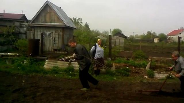 Картошка под ручной плуг. Часть 2. смотреть онлайн
