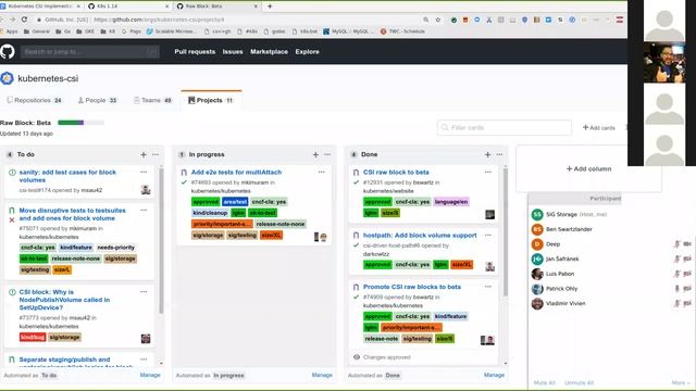 Kubernetes SIG Storage - CSI Implementation Workgroup 20190327 смотреть онлайн