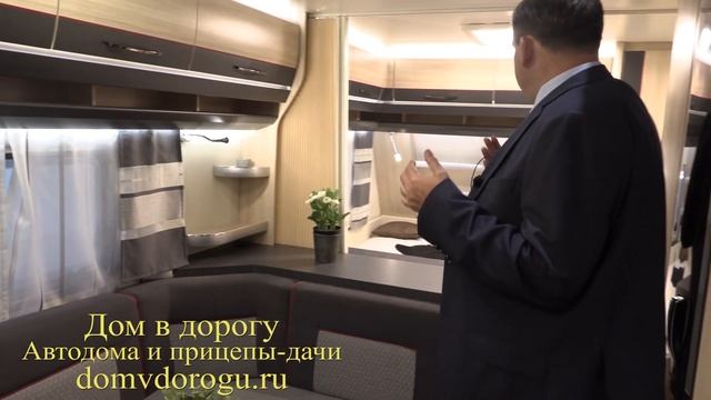 Самый большой одноосный семейный Дом на колесах Hobby De Luxe Edition 560 KMFe смотреть онлайн