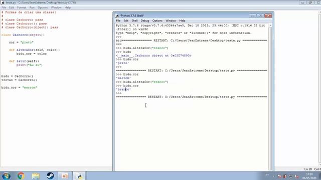 Curso Python - Self, Atributos estáticos e Método construtor смотреть онлайн
