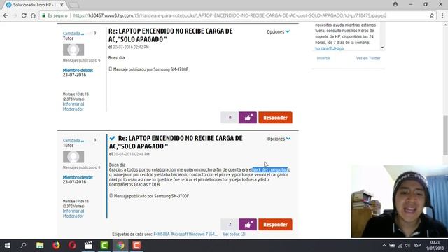 Mi cargador esta conectado pero mi laptop no carga || Solución 2023 ✅ смотреть онлайн
