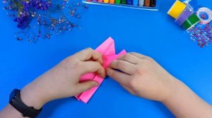 Оригами платье из бумаги. Открытка простая и легкая Маме за 5 минут своими руками / diy gift for mo