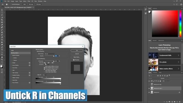 Glitch Effect in Photoshop Tutorial смотреть онлайн