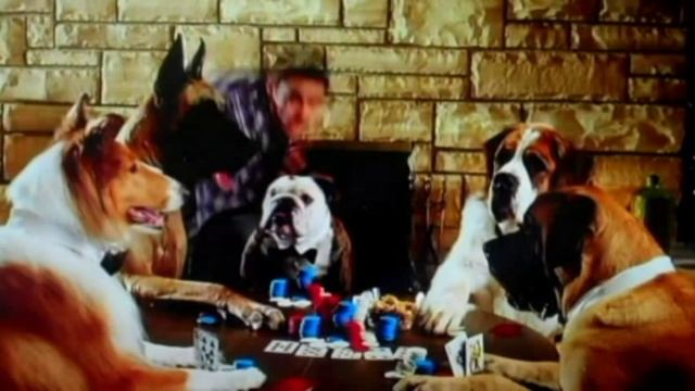 Dogs Playing Poker Bud Light Dog Sitter 2011 Super Bowl Commercial Ad смотреть онлайн